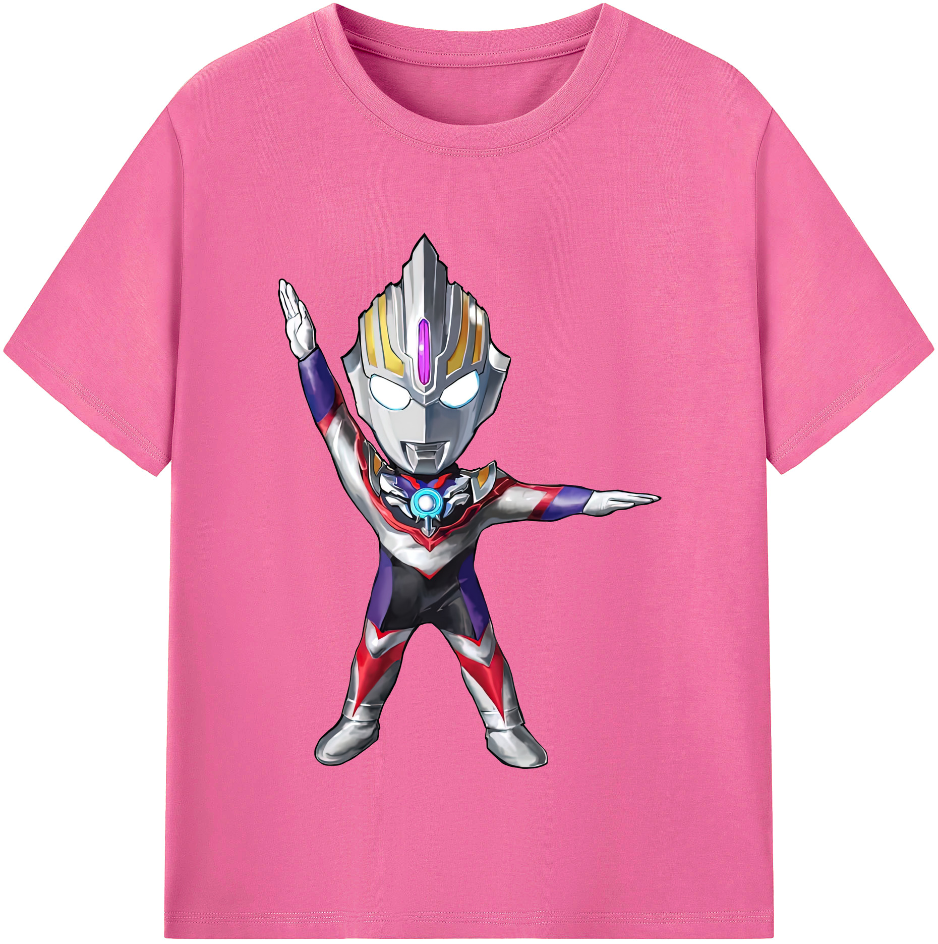 （画像用） ウルトラマン Ultraman レディースカジュアルプリントTシャツ（綿100％）